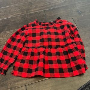 Gap girls flannel never worn